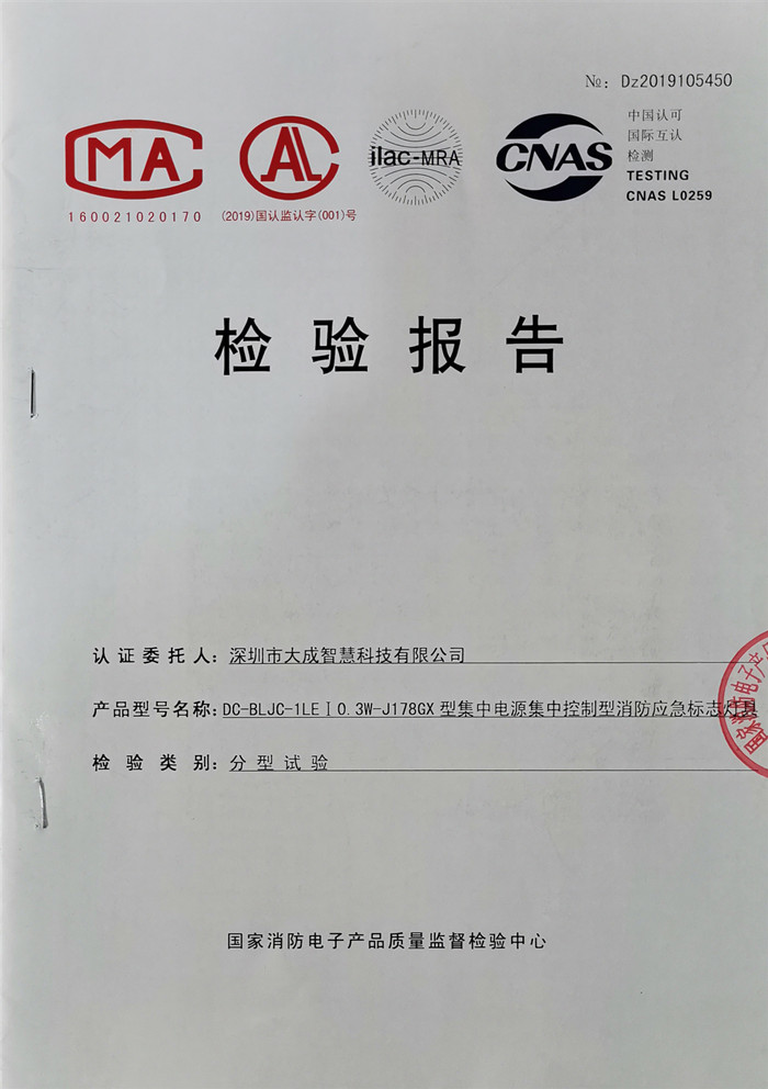 檢驗(yàn)報告